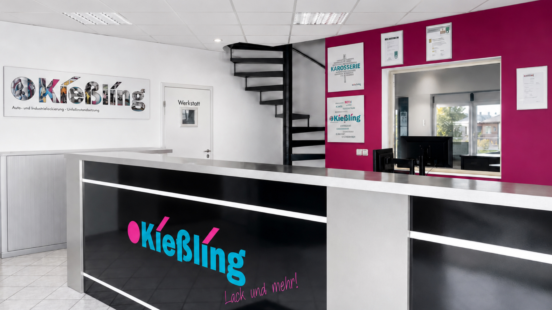 lackierzentrum kiessling lackiererei karosseriezentrum abensberg empfang